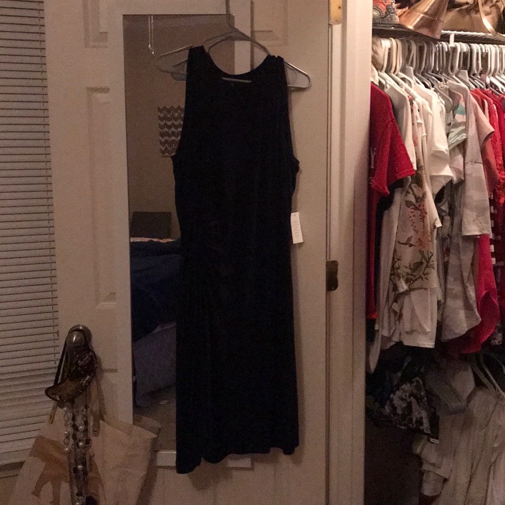 Black eloquii tank style dress 18/20 NWT